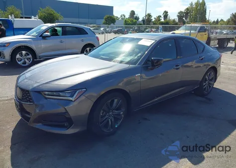 2022 Acura Tlx A-Spec Package z USA, uszkodzony, nr VIN 19UUB6F59NA001099